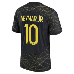 Neymar Jr. Paris Saint-Germain Jordan Brand 2022/23 Fourth Match Authentic Player Jersey - Black