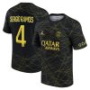 Sergio Ramos Paris Saint-Germain Jordan Brand 2022/23 Fourth Breathe Player Jersey - Black