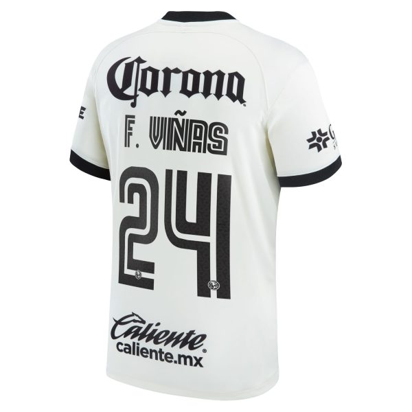 Federico Viñas Club America 2022/23 Third Jersey - White