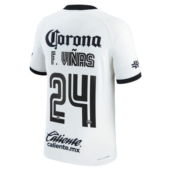Federico Viñas Club America 2022/23 Third Authentic Jersey - White