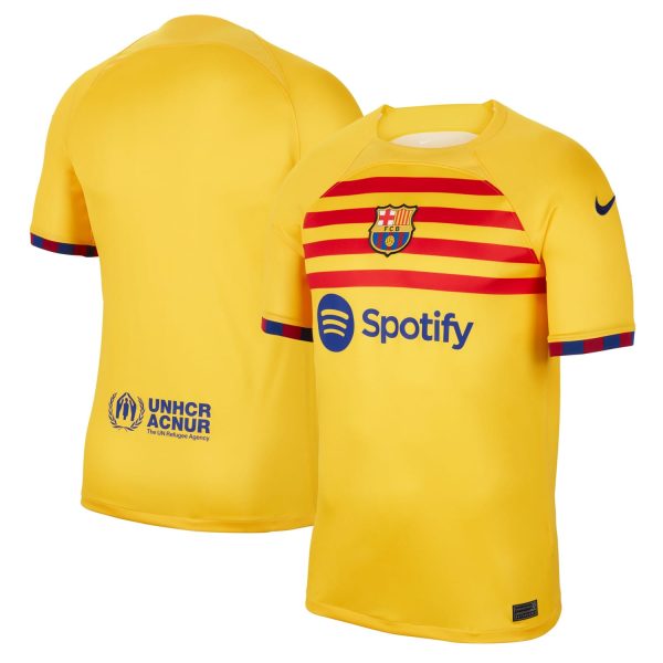 Barcelona 2022/23 Fourth Breathe Jersey - Yellow