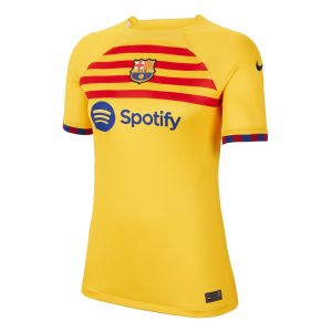 Barcelona Women's 2022/23 Fourth Breathe Jersey - Yellow