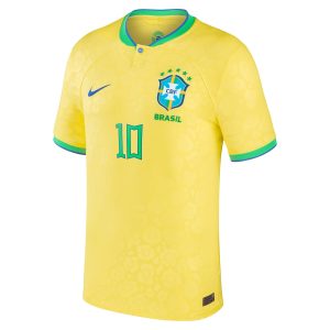 Pelé Brazil National Team 2022/23 Home Breathe Player Jersey - Yellow