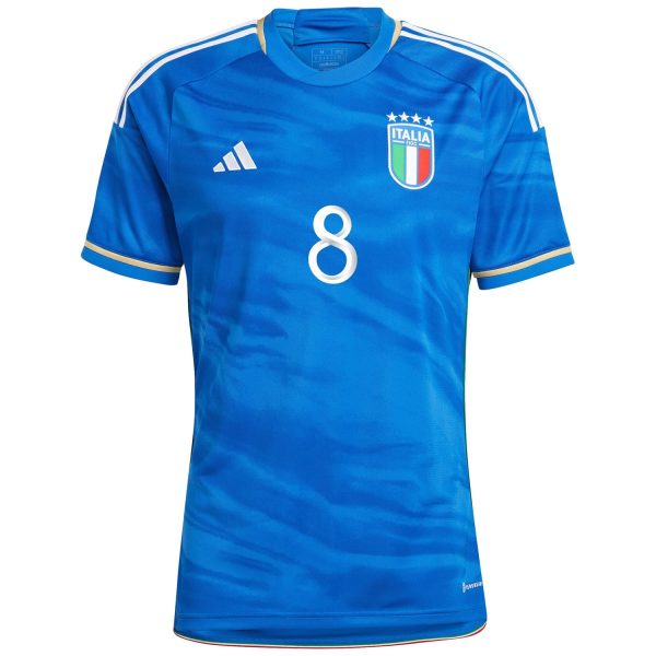 Jorginho Italy National Team 2023/24 Home Jersey - Blue