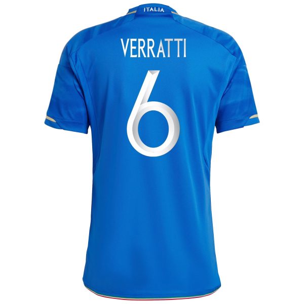 Marco Verratti Italy National Team 2023/24 Home Jersey - Blue
