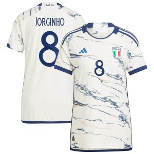 Jorginho Italy National Team 2023/24 Away Authentic Player Jersey - White