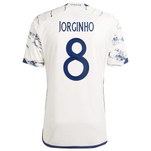 Jorginho Italy National Team 2023/24 Away Jersey - White
