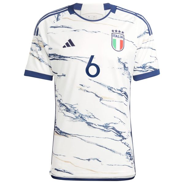 Marco Verratti Italy National Team 2023/24 Away Jersey - White