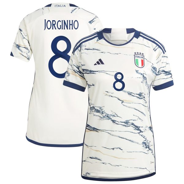Jorginho Italy National Team Women's 2023/24 Away Jersey - White