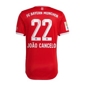 João Cancelo Bayern Munich 2022/23 Home Authentic Player Jersey - Red