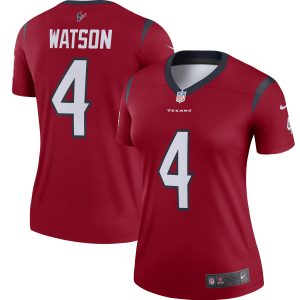 Women's Deshaun Watson Houston Texans Nike Women's Legend Player Jersey - Red