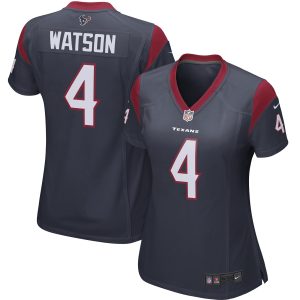Women's Deshaun Watson Houston Texans Nike Women's Player Game Jersey - Navy