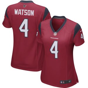Women's Deshaun Watson Houston Texans Nike Women's Player Game Jersey - Red