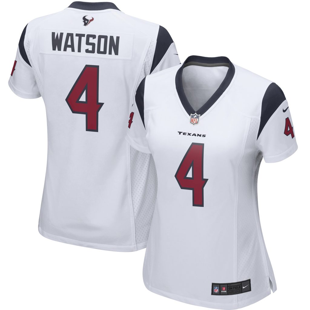 Women's Deshaun Watson Houston Texans Nike Women's Player Game Jersey - White