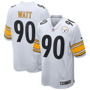 Men's Pittsburgh Steelers T.J. Watt Nike White Game Jersey