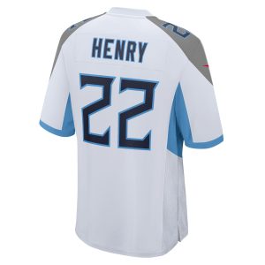 Men's Tennessee Titans Derrick Henry Nike White Player Game Jersey