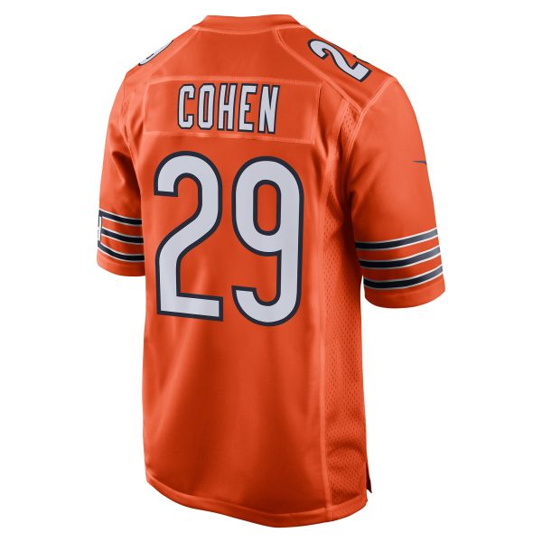 Men's Chicago Bears Tarik Cohen Nike Orange Alternate Game Jersey