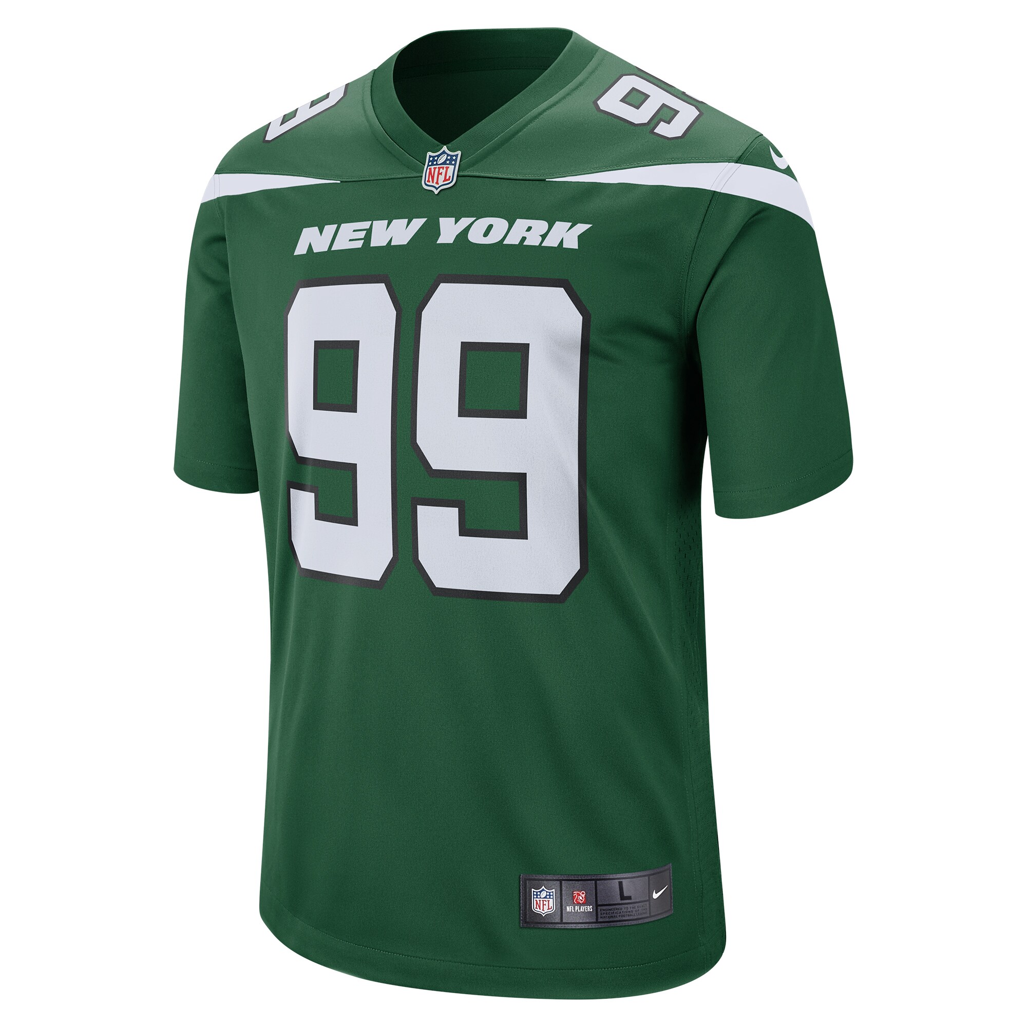 Men's New York Jets Mark Gastineau Nike Gotham Green Retired Player Game Jersey