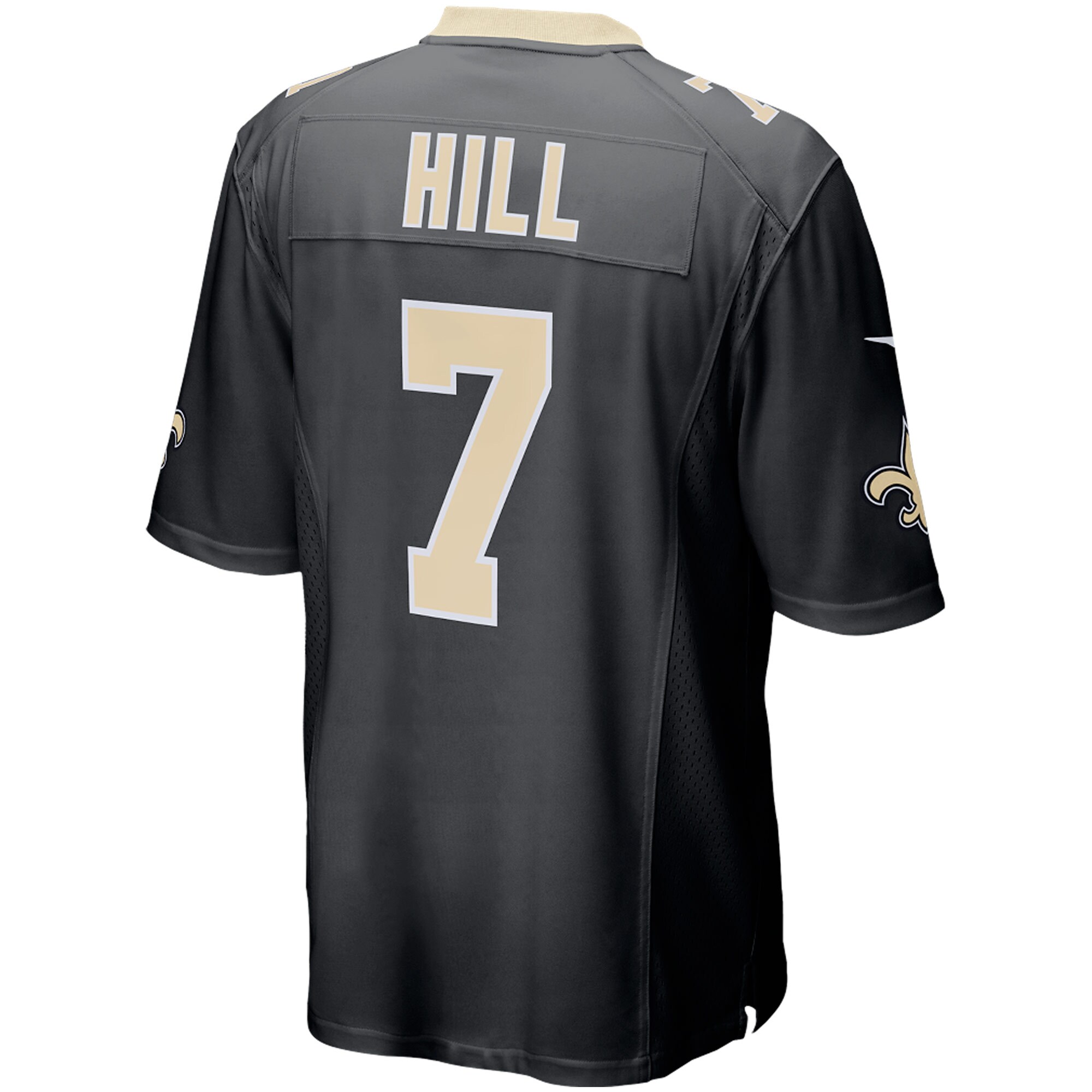 Men's New Orleans Saints Taysom Hill Nike Black Game Player Jersey