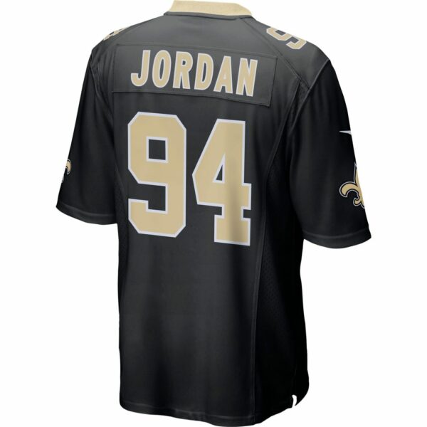 Men's New Orleans Saints Cameron Jordan Nike Black Game Player Jersey