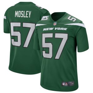 Men's New York Jets C.J. Mosley Nike Gotham Green Game Player Jersey