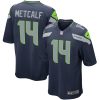 Men's Seattle Seahawks DK Metcalf Nike Navy Game Player Jersey