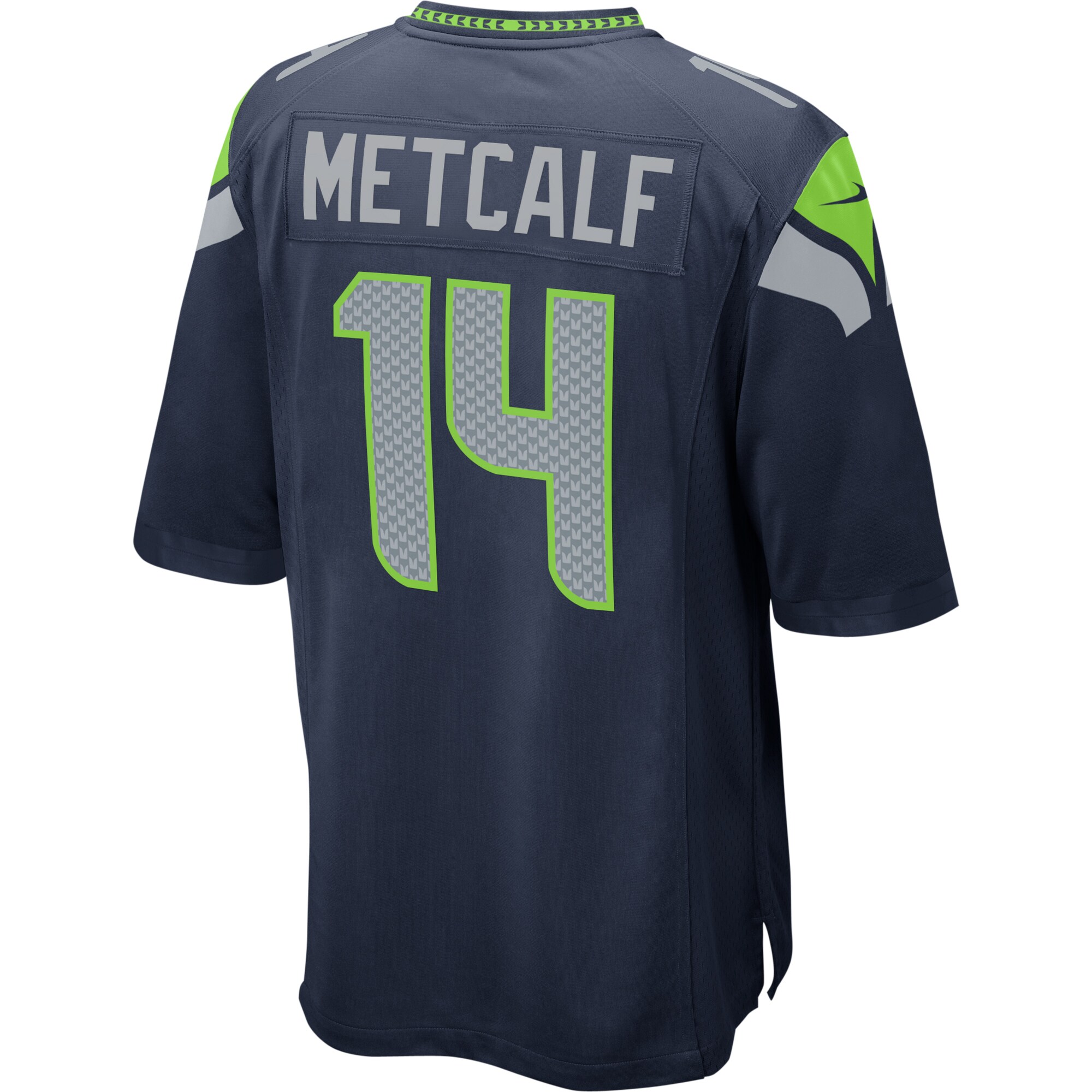Men's Seattle Seahawks DK Metcalf Nike Navy Game Player Jersey