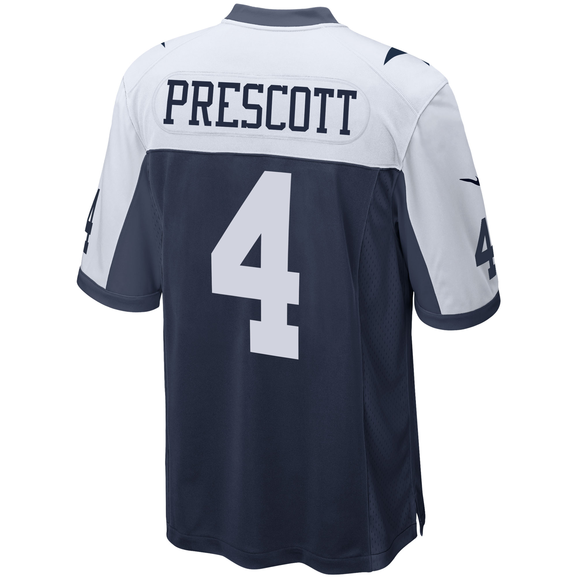 Men's Dallas Cowboys Dak Prescott Nike Navy Alternate Game Team Jersey