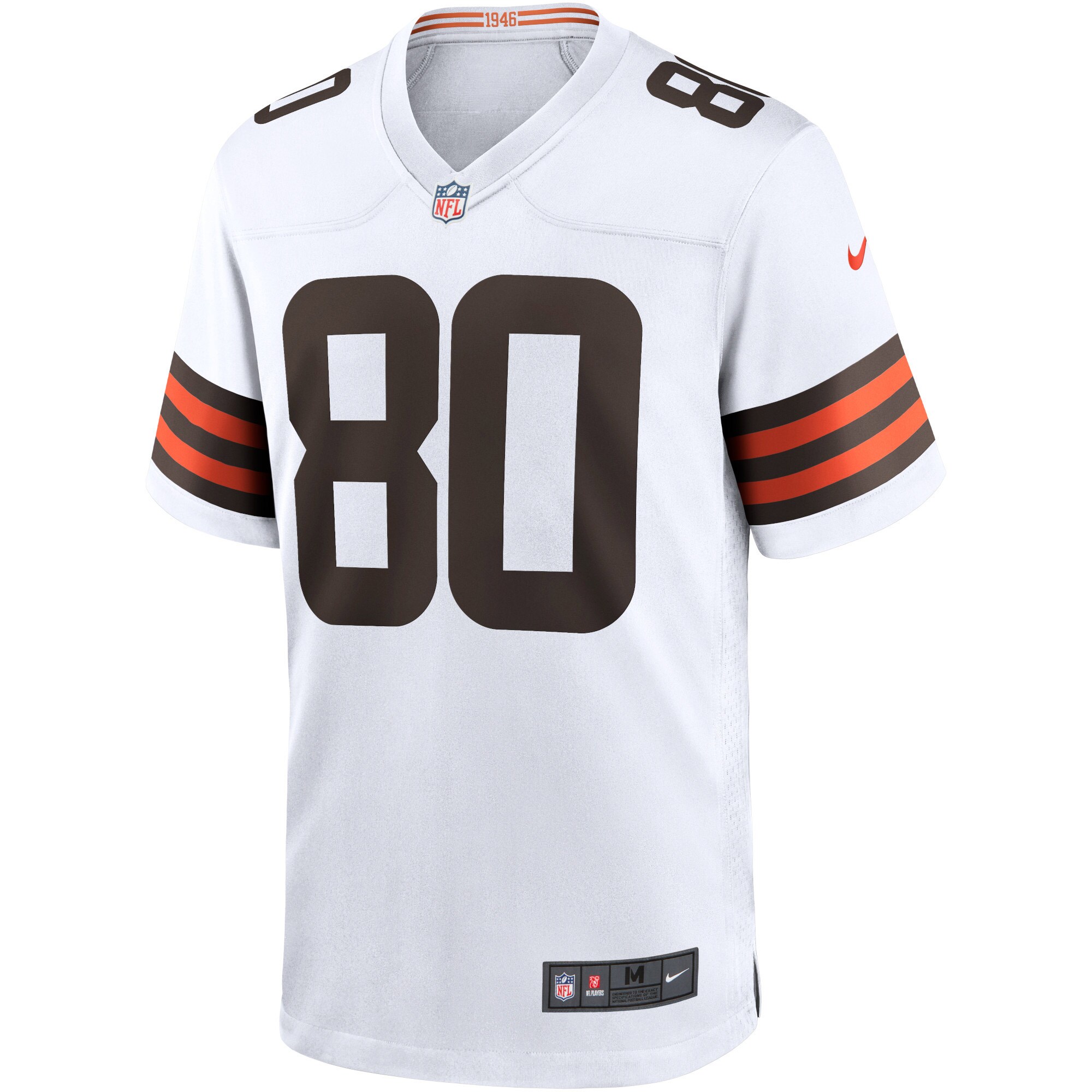 Men's Cleveland Browns Jarvis Landry Nike White Game Jersey