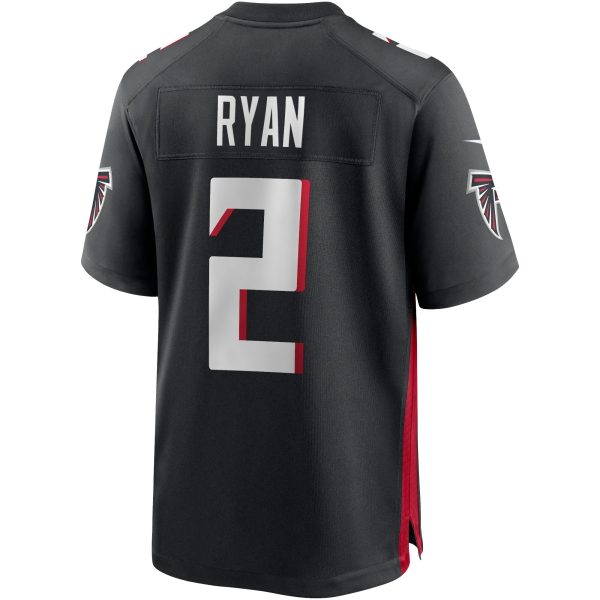 Men's Atlanta Falcons Matt Ryan Nike Black Game Jersey