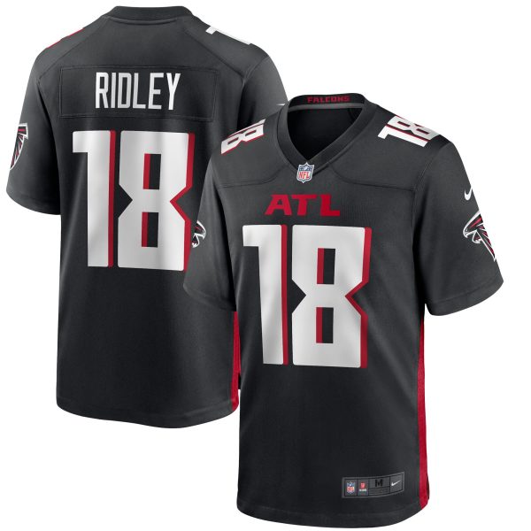Men's Atlanta Falcons Calvin Ridley Nike Black Game Jersey