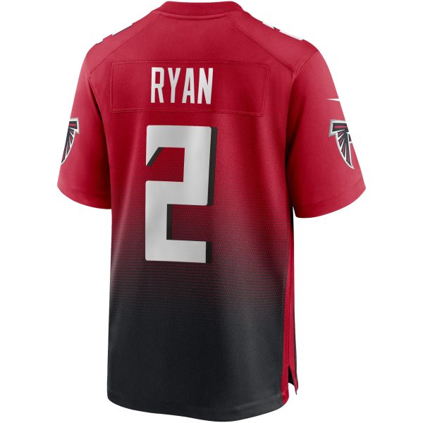 Men's Atlanta Falcons Matt Ryan Nike Red 2nd Alternate Game Jersey