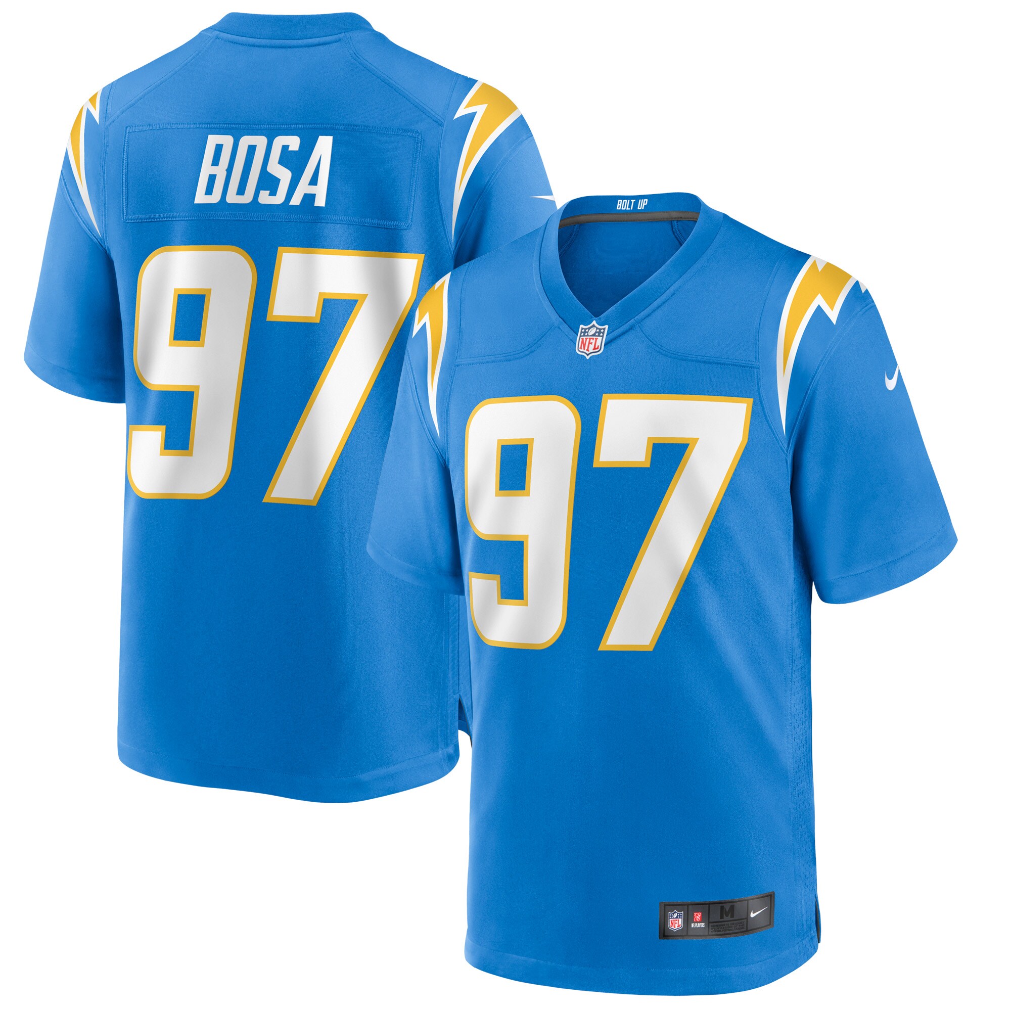 Men's Los Angeles Chargers Rashawn Slater Nike White Game Jersey