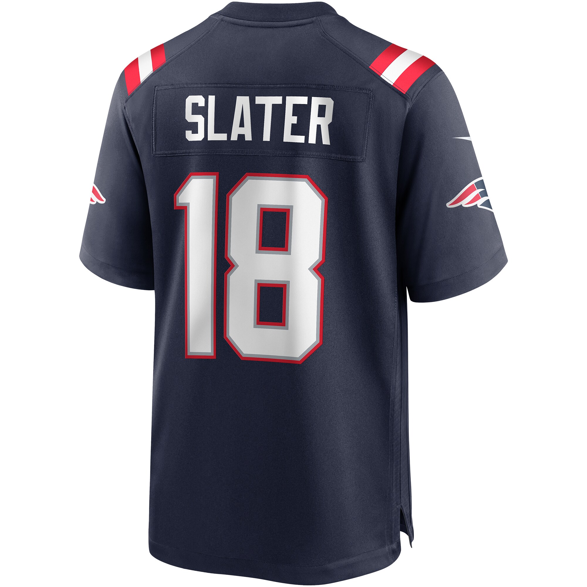 Men's New England Patriots Matthew Slater Nike Navy Game Player Jersey
