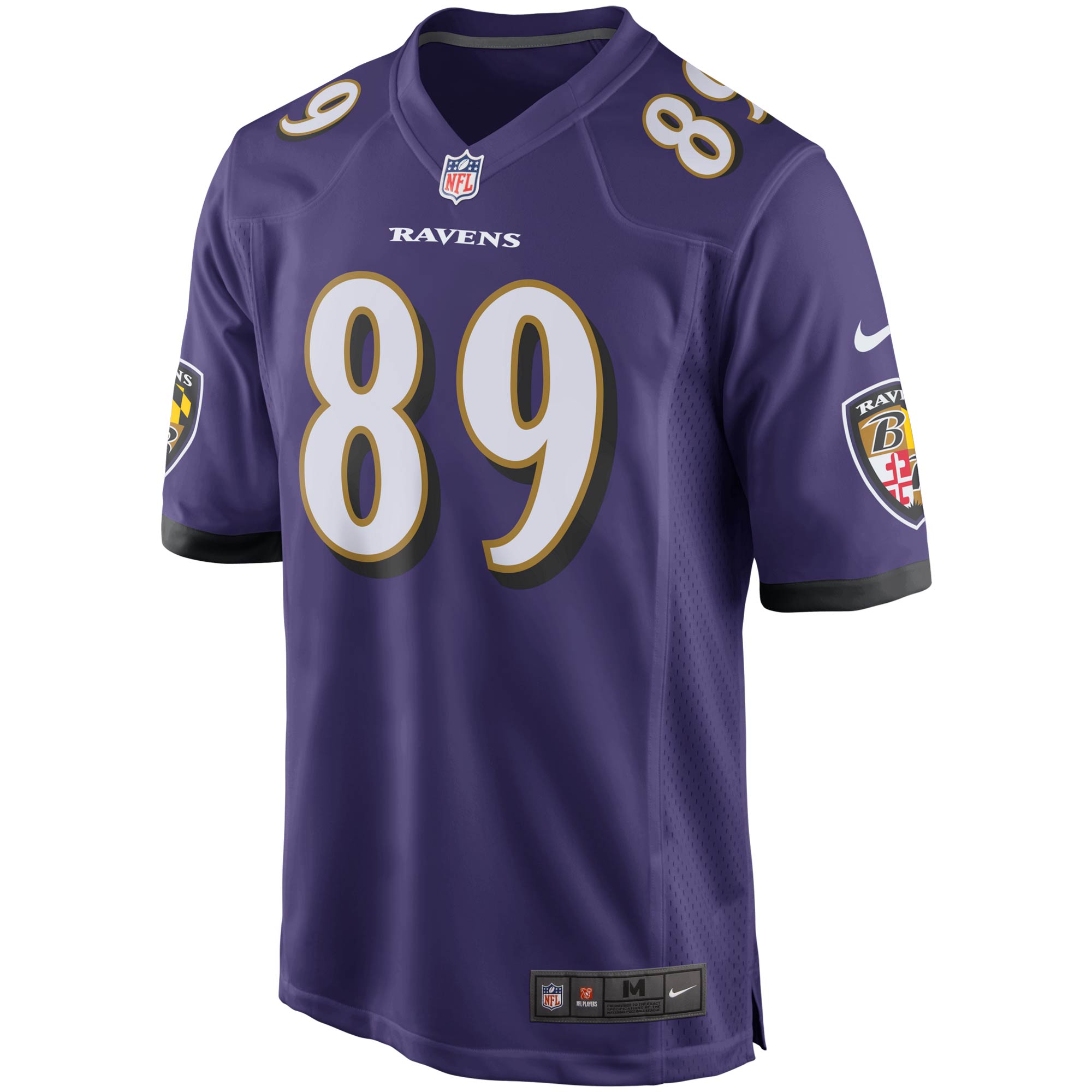 Men's Baltimore Ravens Mark Andrews Nike Purple Game Player Jersey