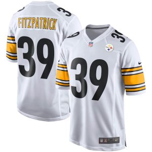 Men's Pittsburgh Steelers Minkah Fitzpatrick Nike White Player Game Jersey