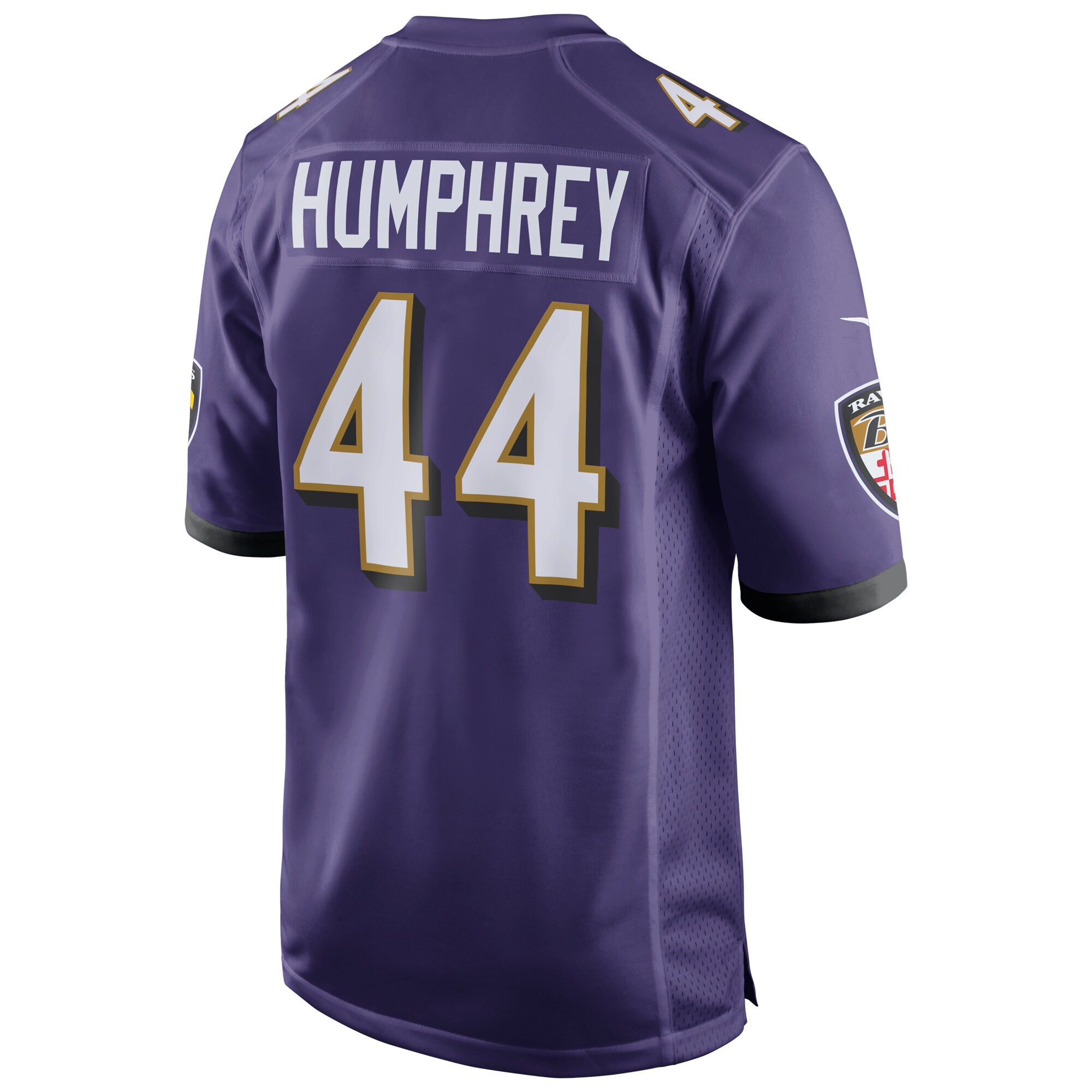 Men's Baltimore Ravens Marlon Humphrey Nike Purple Player Game Jersey