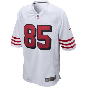 Men's San Francisco 49ers George Kittle Nike White Alternate Game Jersey
