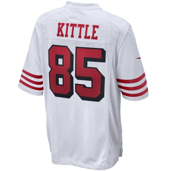 Men's San Francisco 49ers George Kittle Nike White Alternate Game Jersey