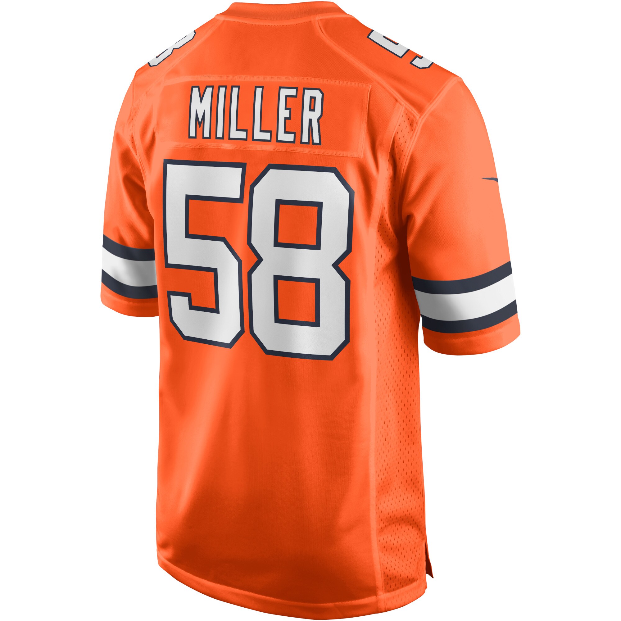 Men's Denver Broncos Von Miller Nike Orange Alternate Game Jersey