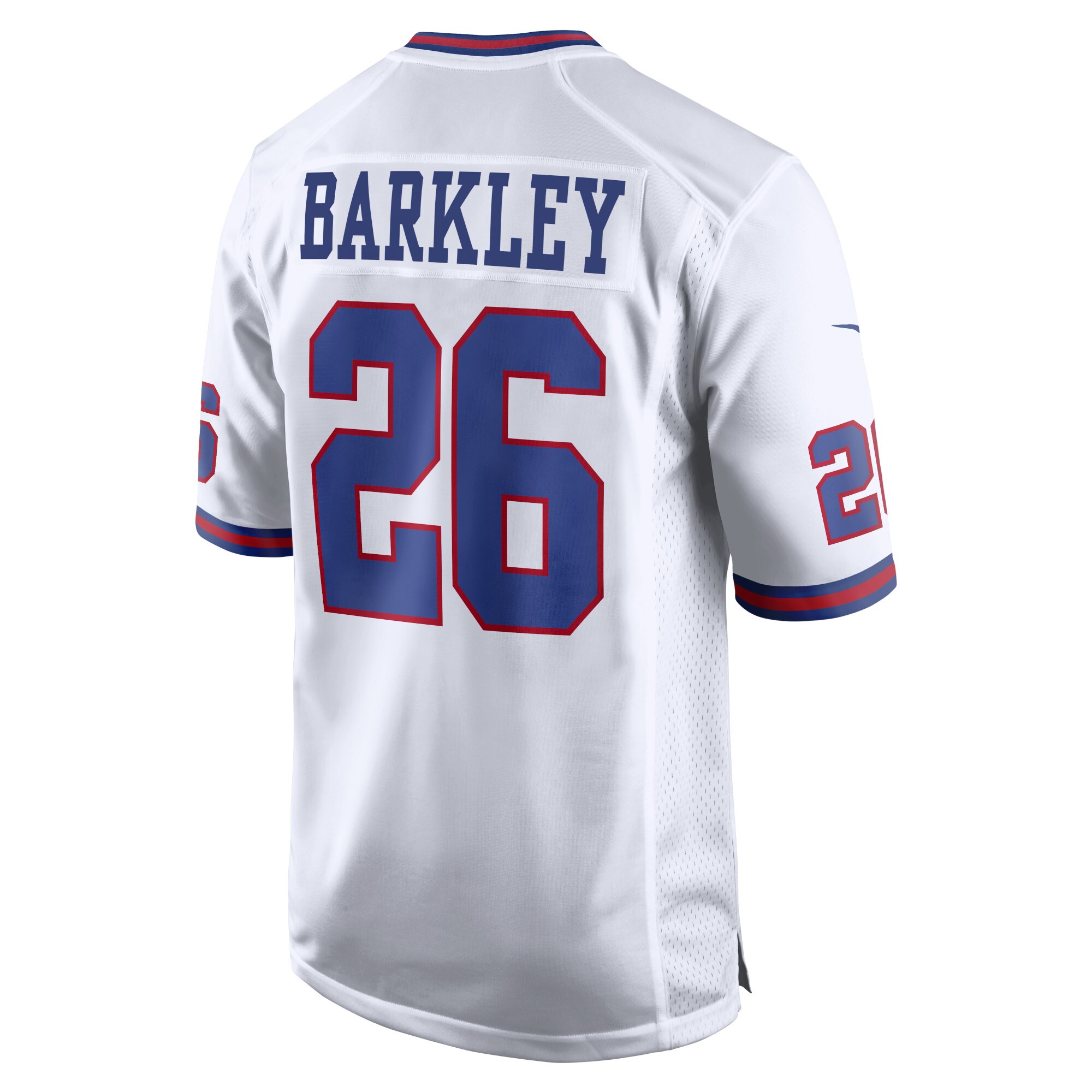 Men's New York Giants Saquon Barkley Nike White Alternate Game Jersey
