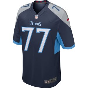 Men's Tennessee Titans Taylor Lewan Nike Navy Game Jersey