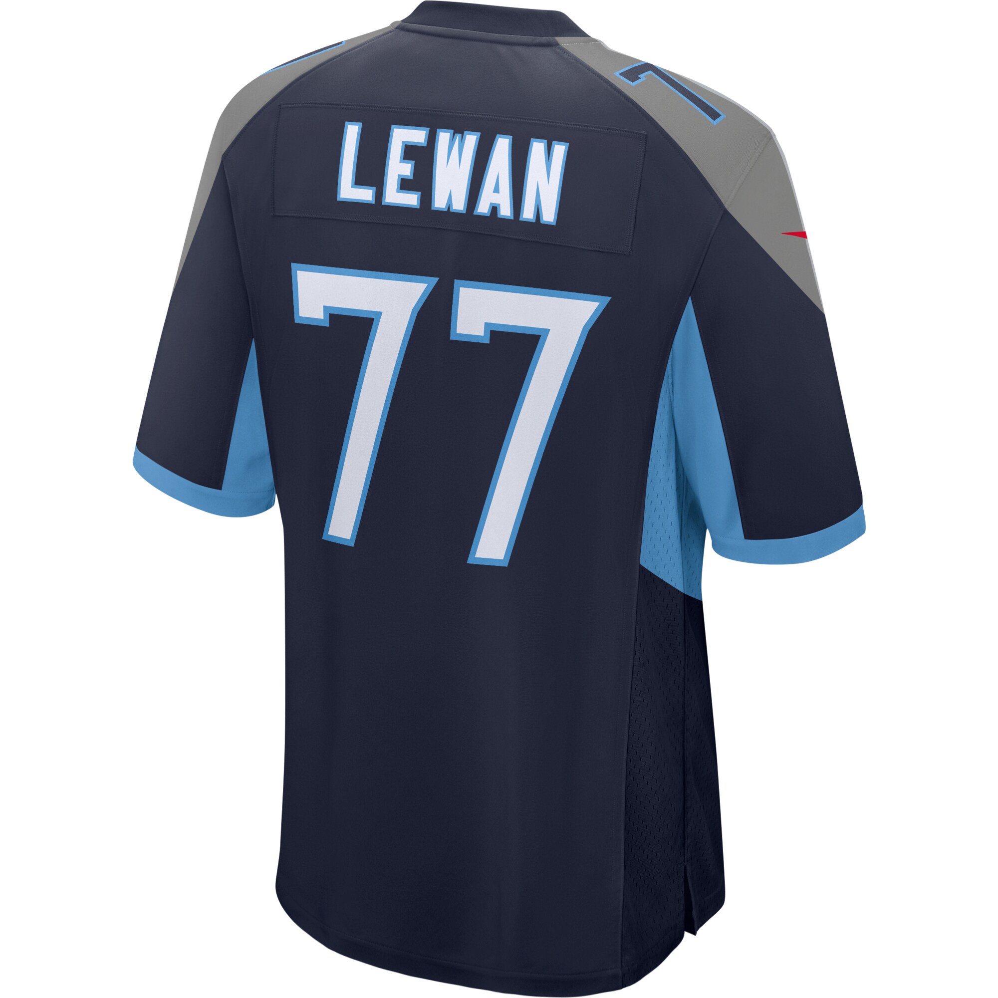 Men's Tennessee Titans Taylor Lewan Nike Navy Game Jersey