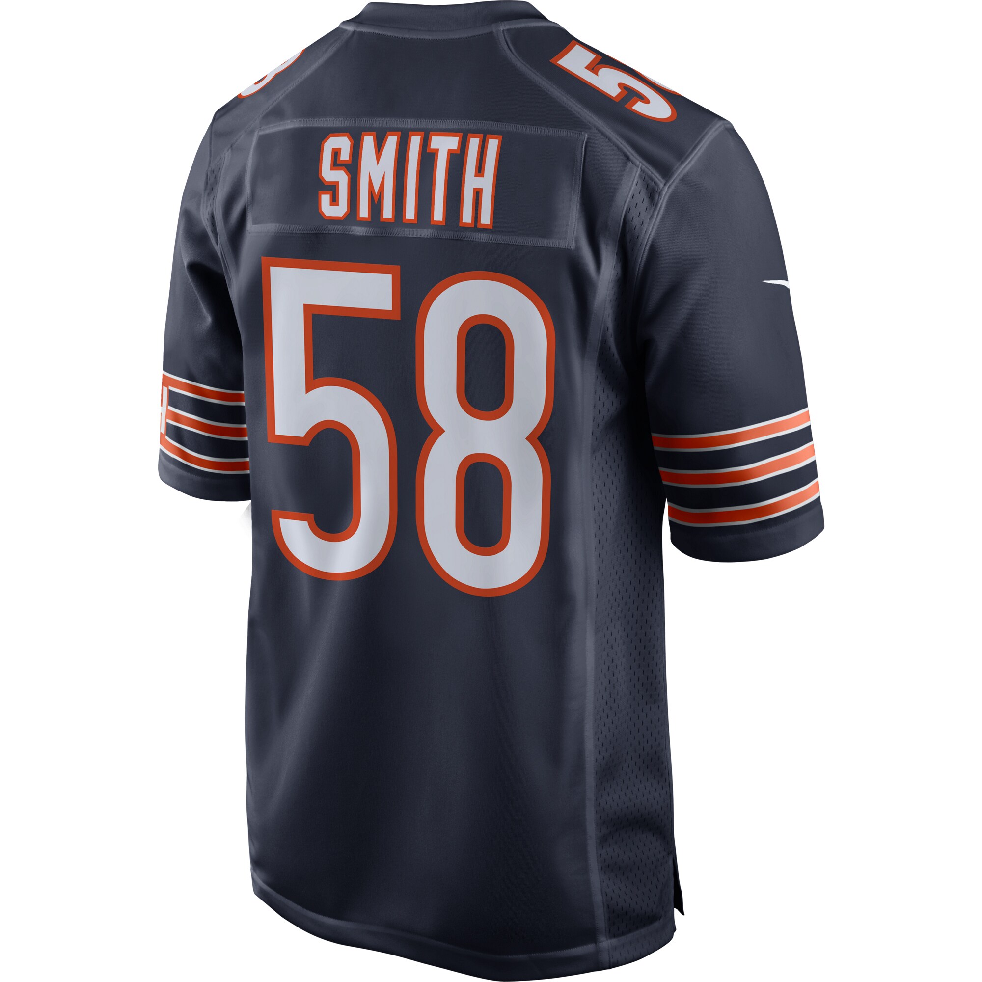 Men's Chicago Bears Roquan Smith Nike Navy Game Jersey