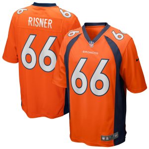 Men's Denver Broncos Dalton Risner Nike Orange Game Jersey