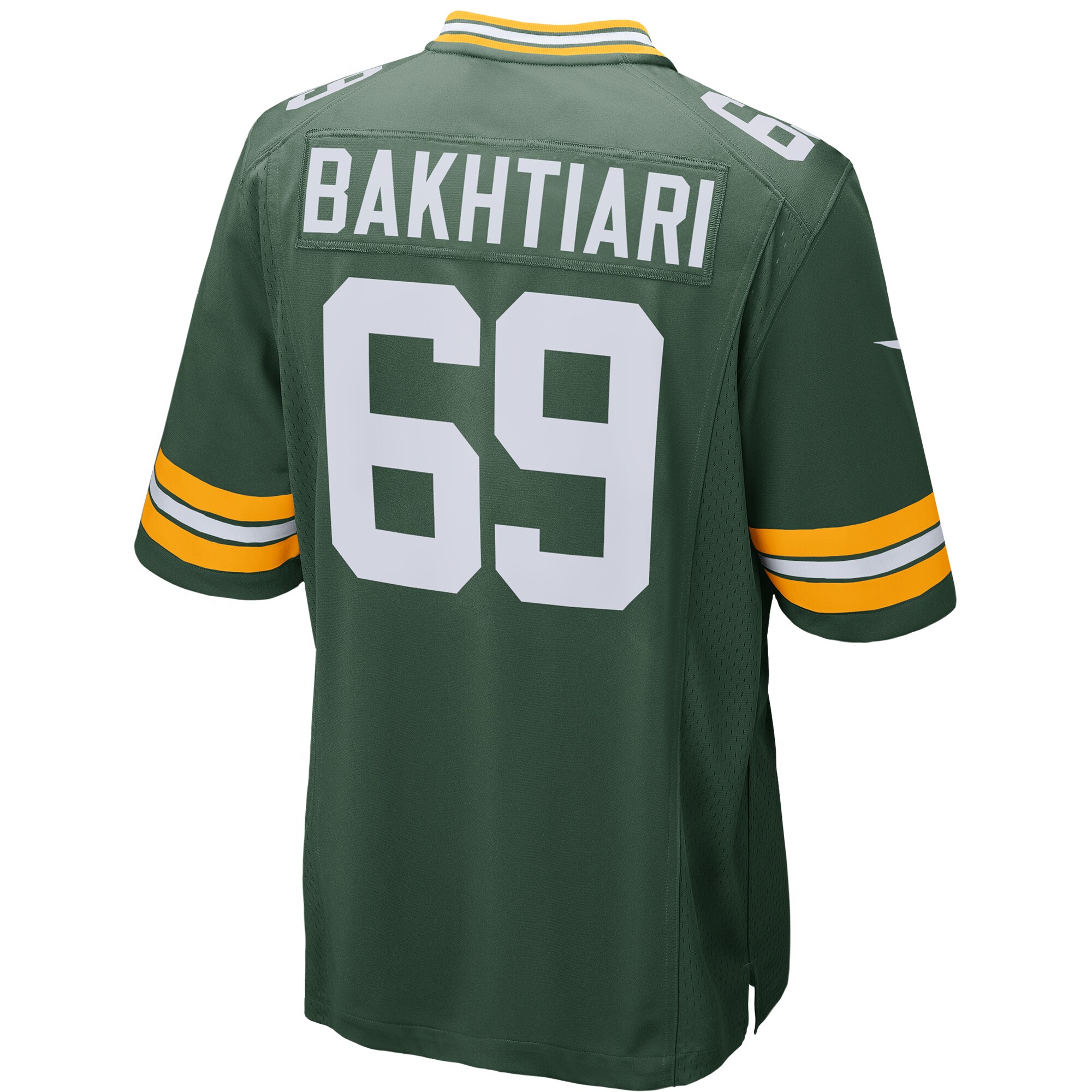 Men's Green Bay Packers David Bakhtiari Nike Green Game Player Jersey