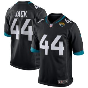Men's Jacksonville Jaguars Myles Jack Nike Black Game Jersey