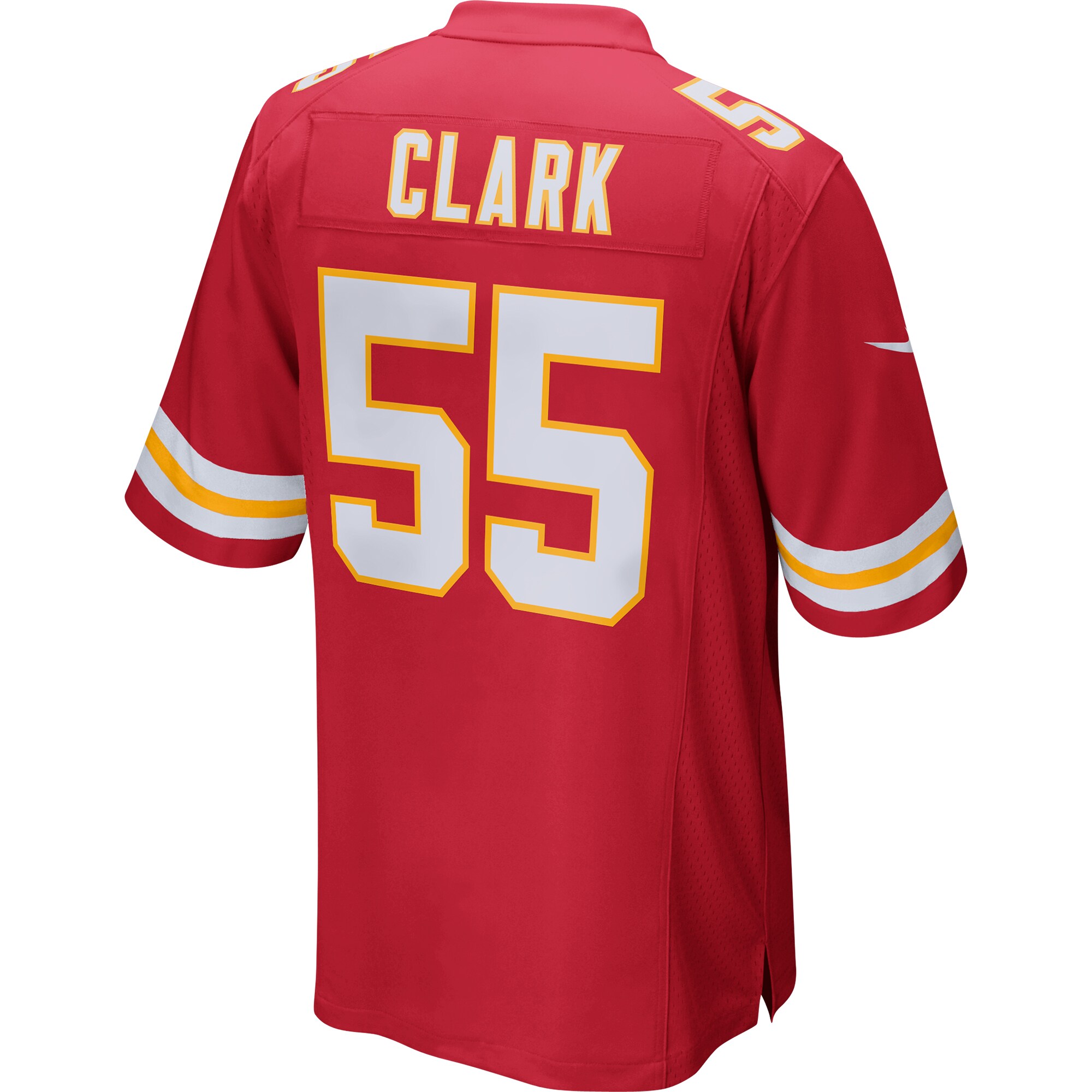 Men's Kansas City Chiefs Frank Clark Nike Red Game Jersey