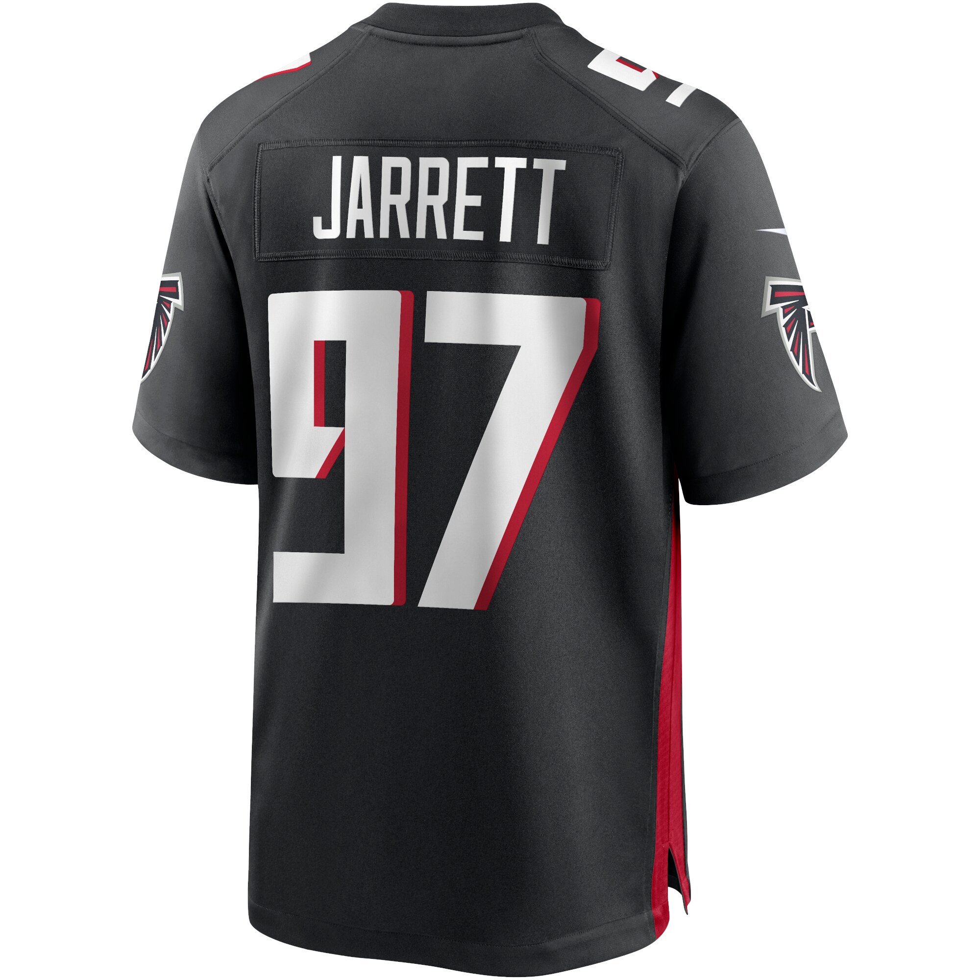 Men's Atlanta Falcons Grady Jarrett Nike Black Game Player Jersey