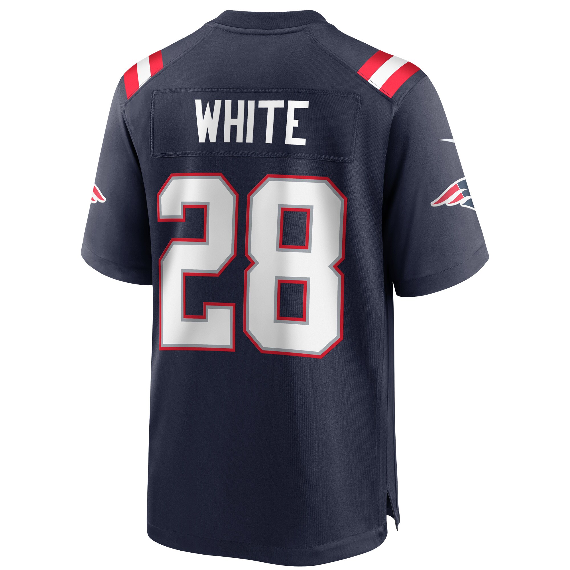 Men's New England Patriots James White Nike Navy Game Player Jersey